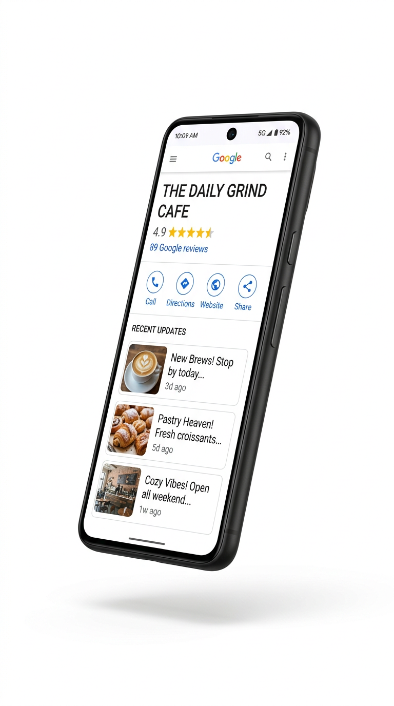 GBP on mobile